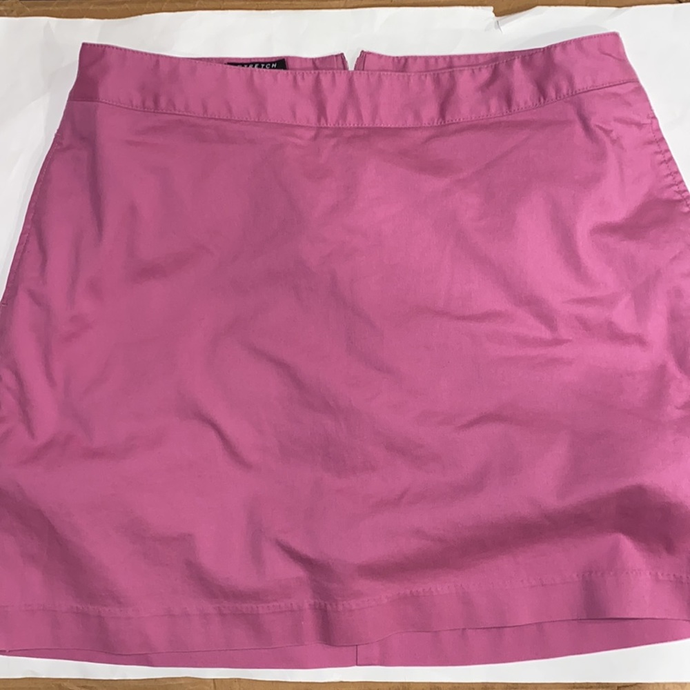 Adidas Stretch skort Front Side Pockets Sport Skirt Light Purple Size 6